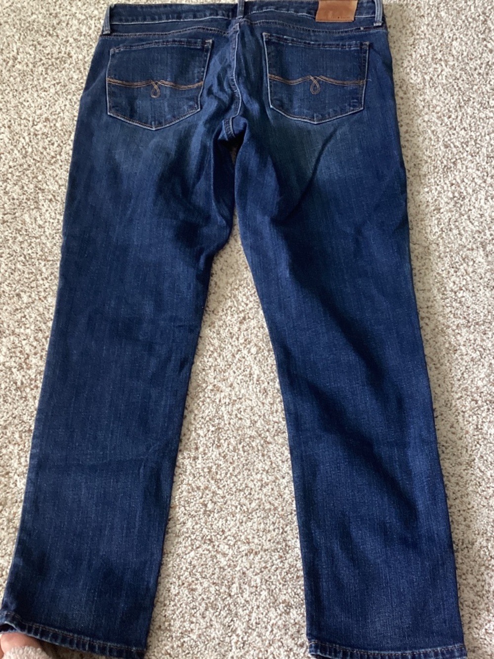 Lucky Brand Women's Skinny Jeans in Dark Blue Denim - Picture 3 of 8